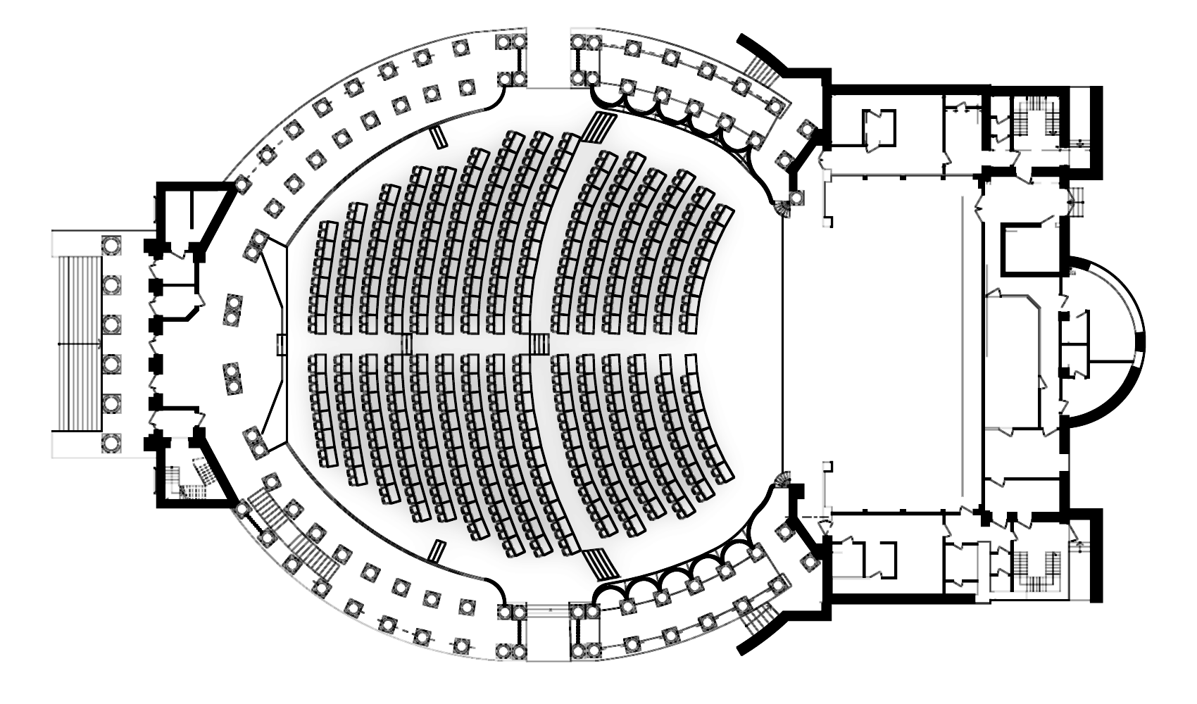 Конференция со столами