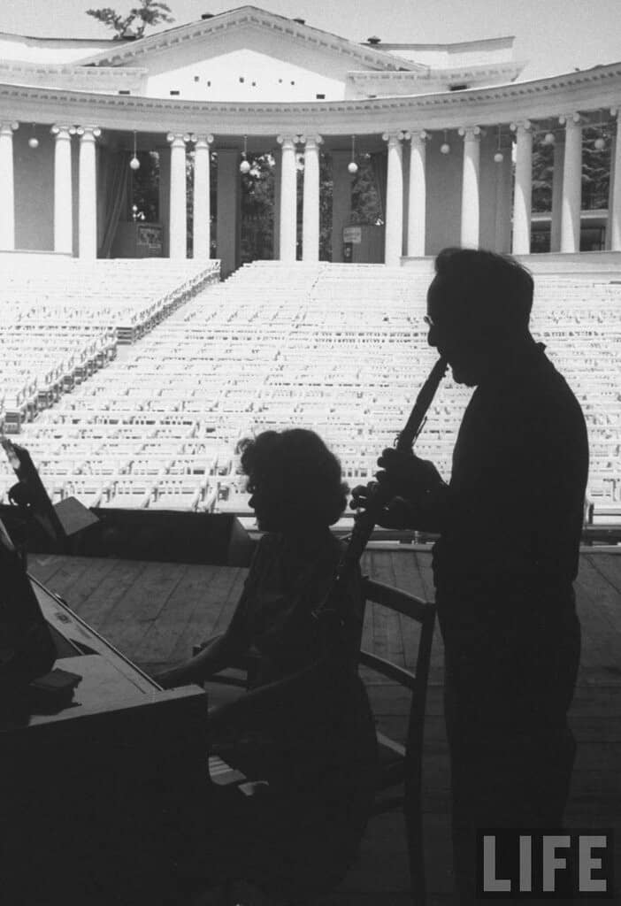 Бенни Гудман на репетиции